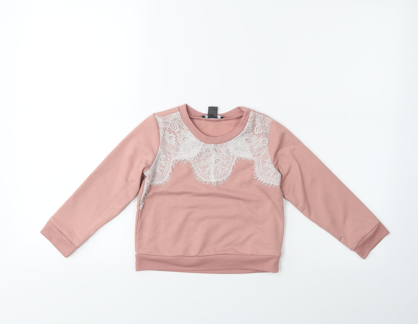 Primark Girls Pink   Pullover Jumper Size 3-4 Years