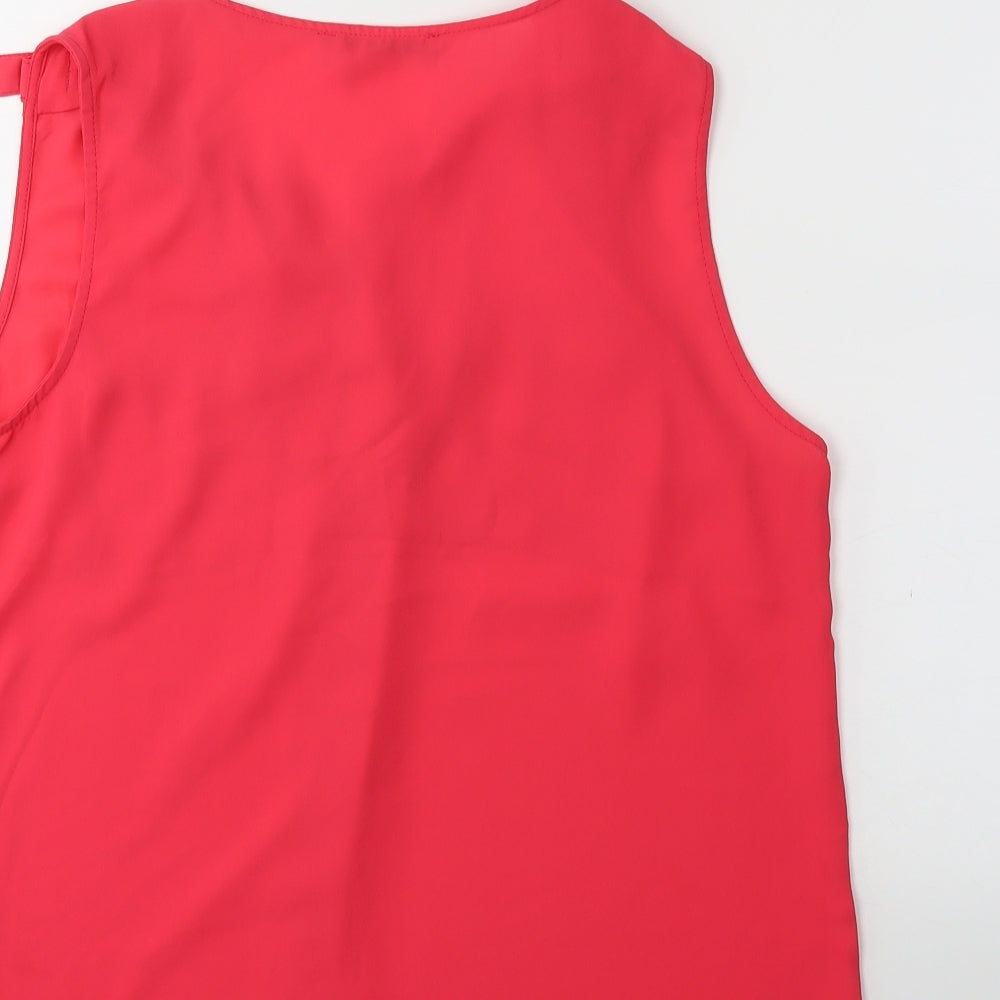 George Womens Red   Basic Blouse Size 14