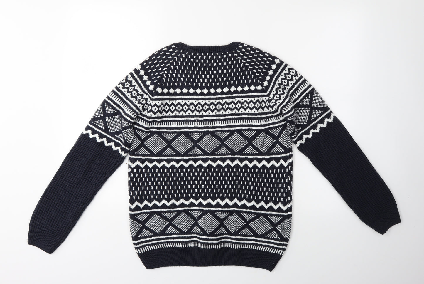George Boys Multicoloured Argyle/Diamond  Pullover Jumper Size 12-13 Years