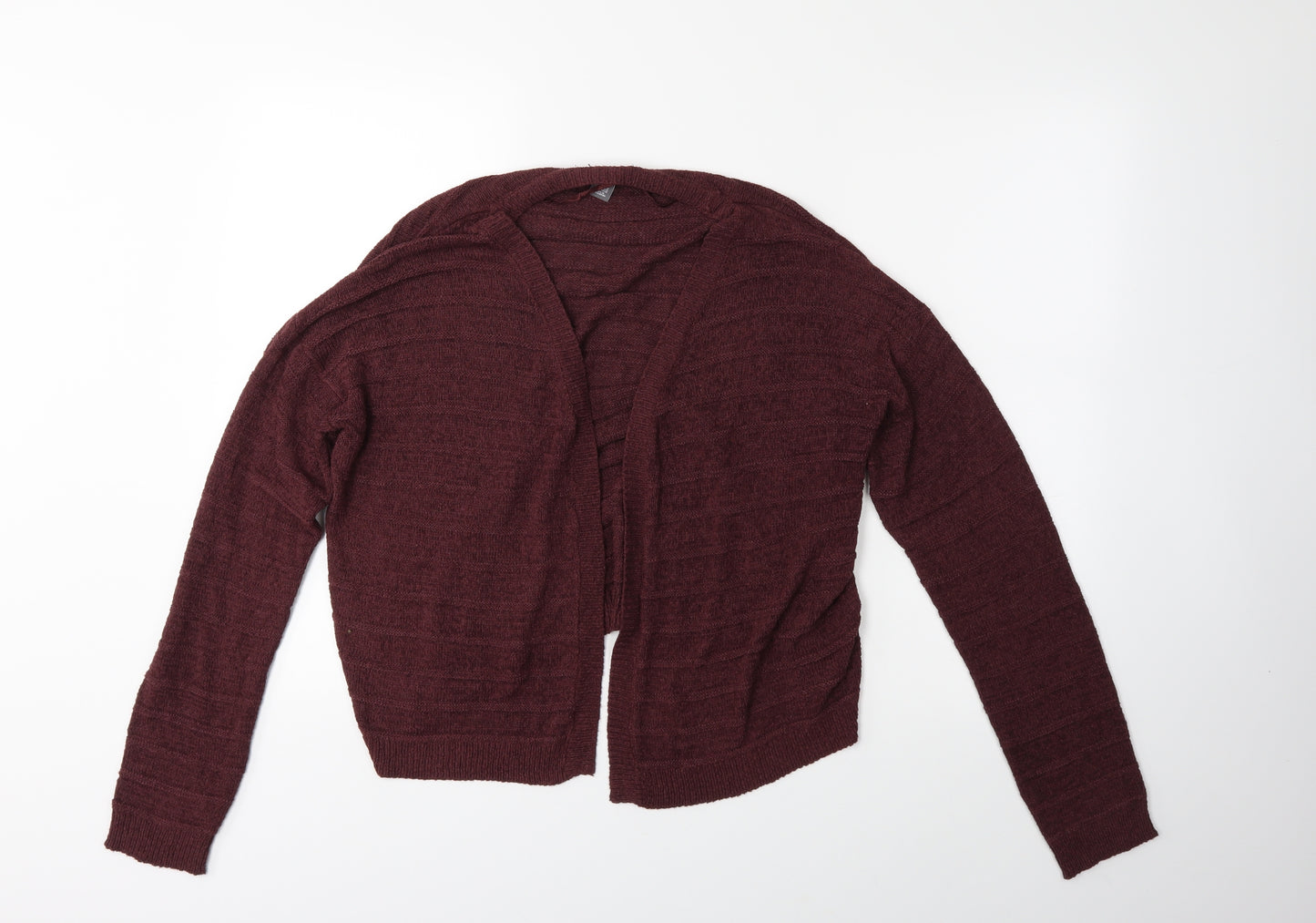 Primark Womens Purple Striped  Cardigan Jumper Size 12