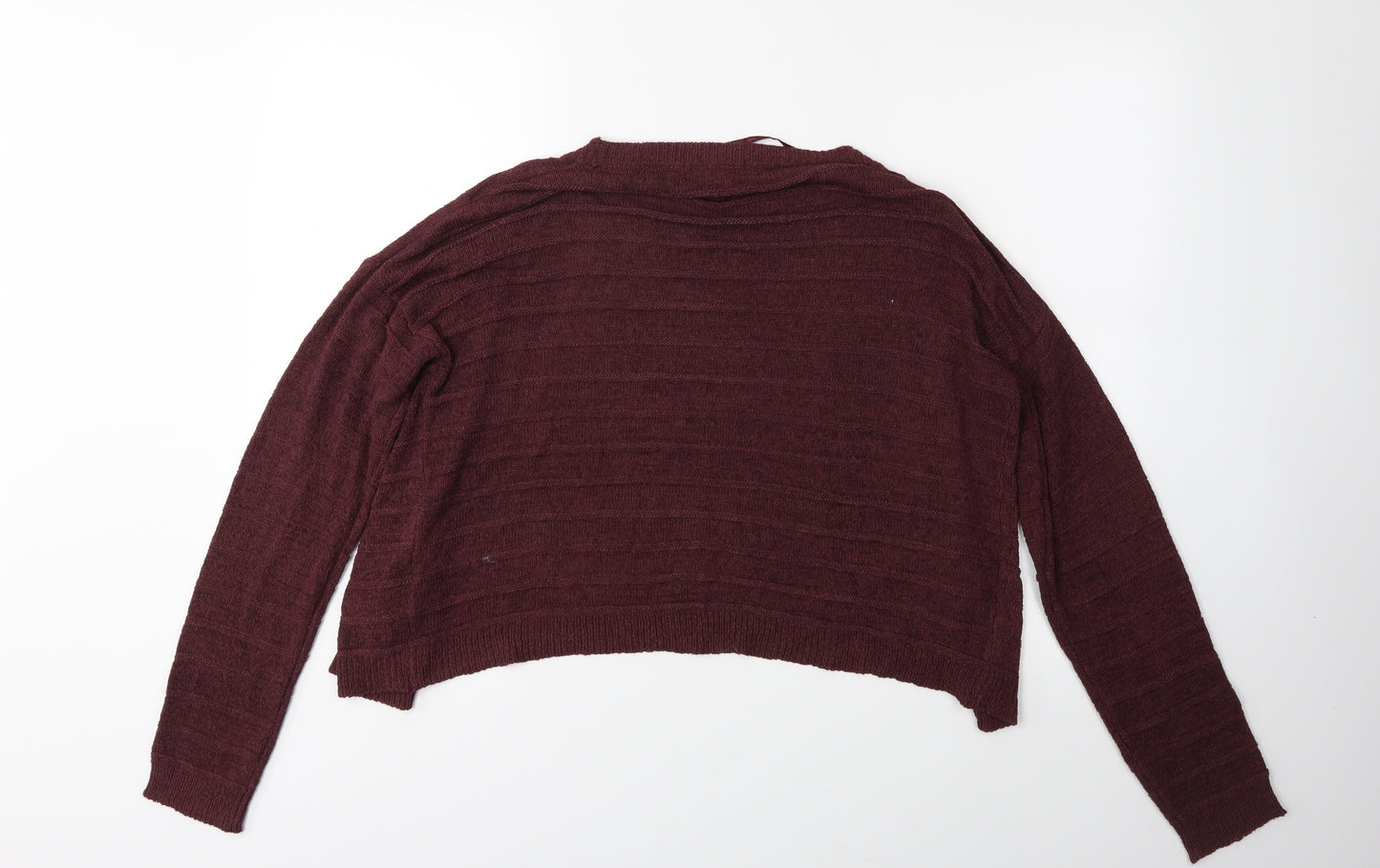 Primark Womens Purple Striped  Cardigan Jumper Size 12