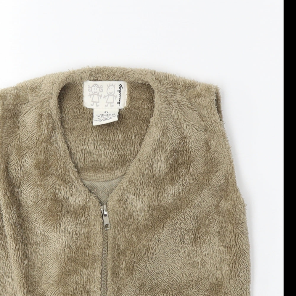 CHIC Girls Beige   Gilet Coat Size 8 Years