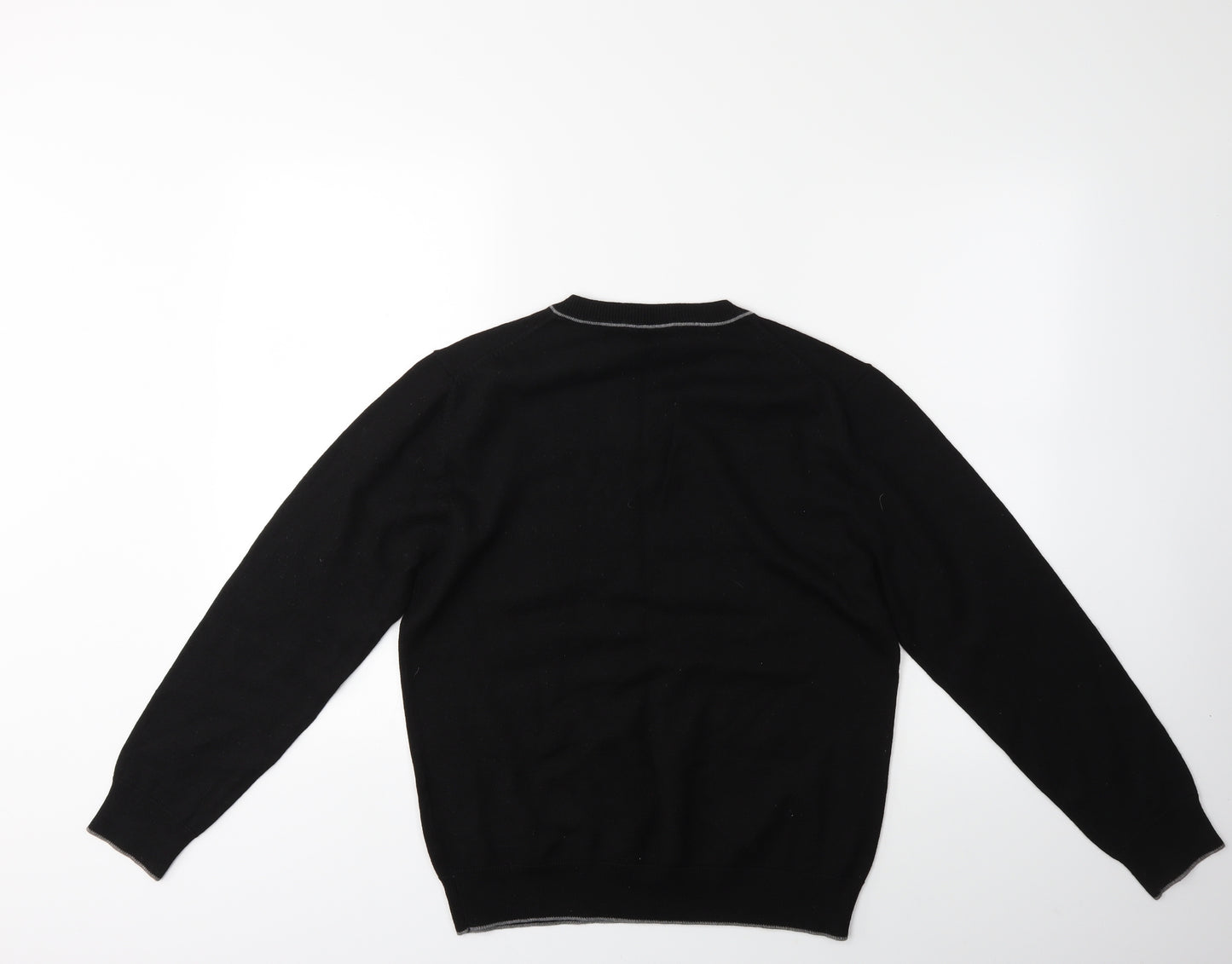 Kurt & Muller Mens Black   Pullover Jumper Size L