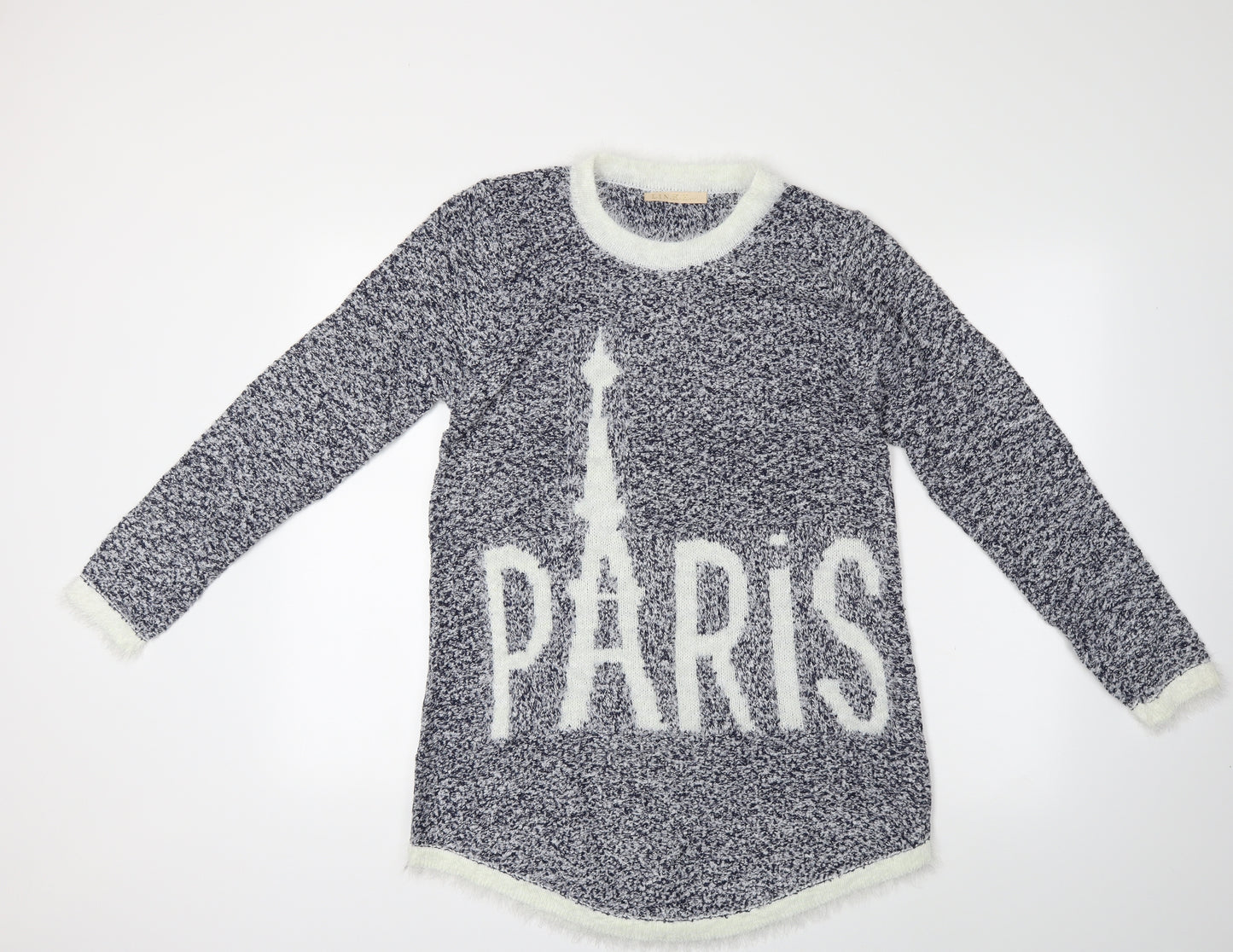 L.I.N.H.H. Womens Blue   Pullover Jumper Size M