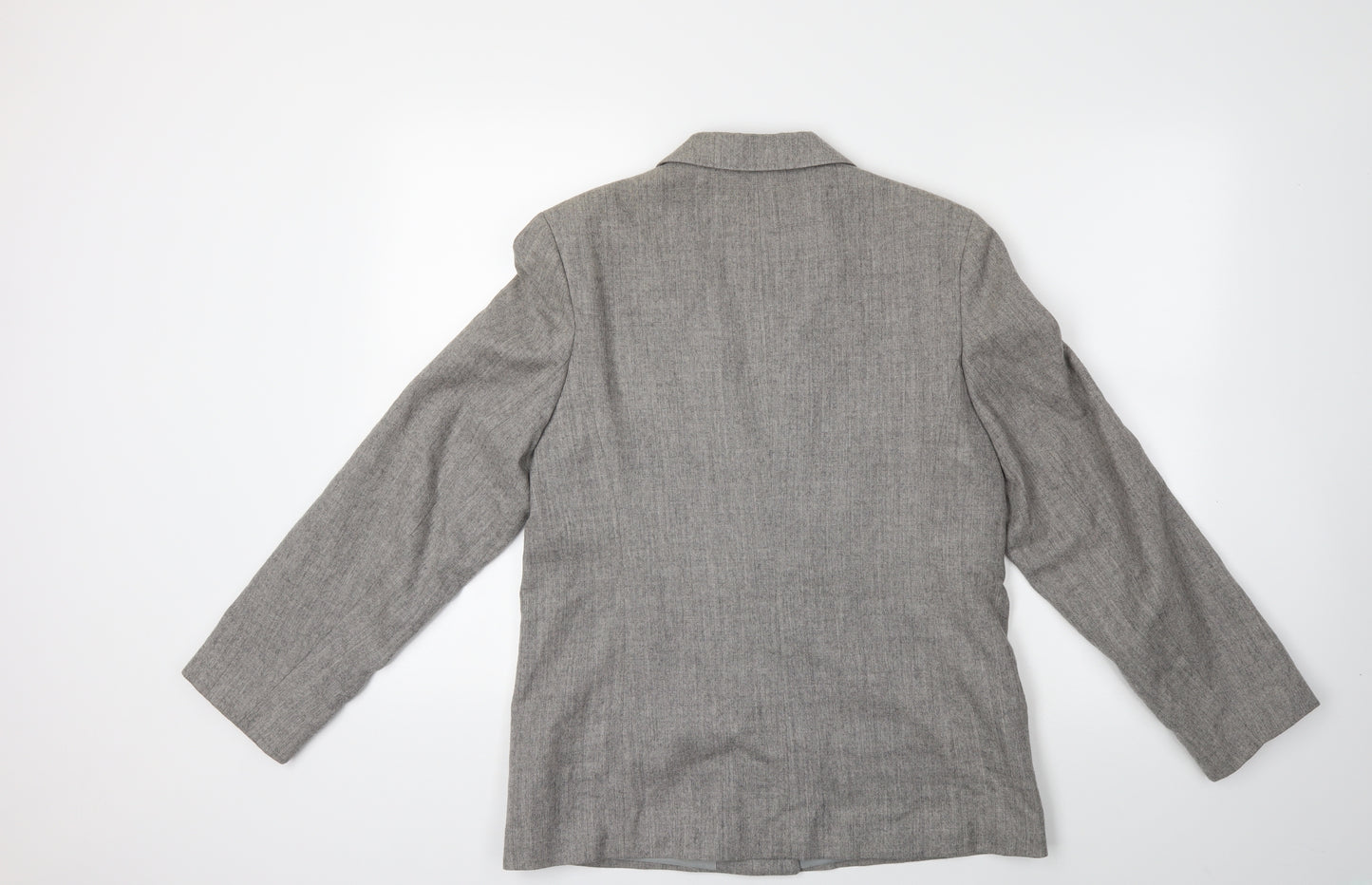 Edinburgh Woolen Mill  Womens Grey   Jacket Suit Jacket Size 14