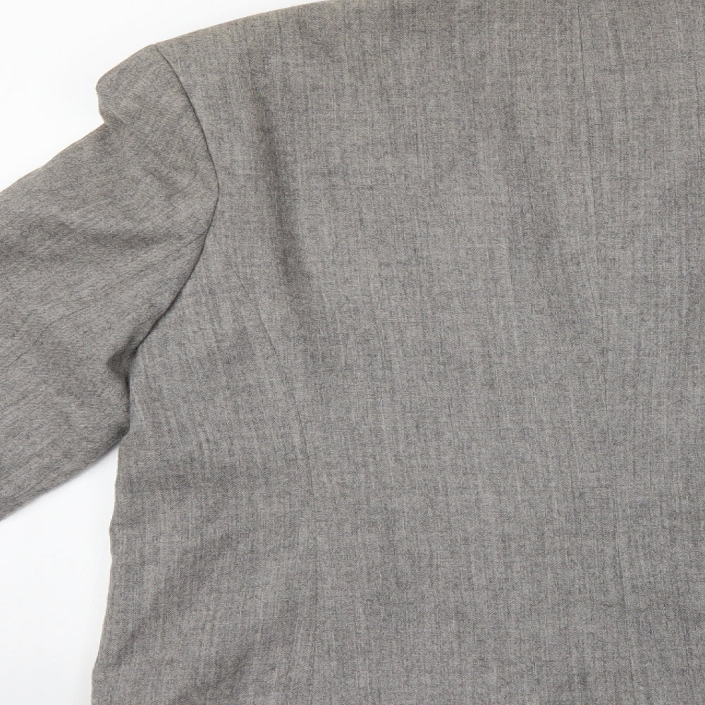 Edinburgh Woolen Mill  Womens Grey   Jacket Suit Jacket Size 14