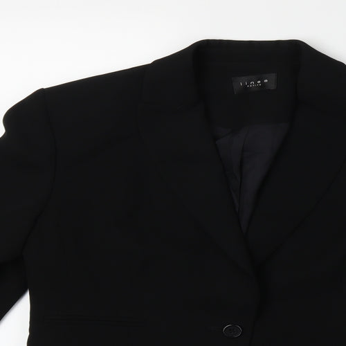 Linea Womens Black   Jacket Suit Jacket Size 12
