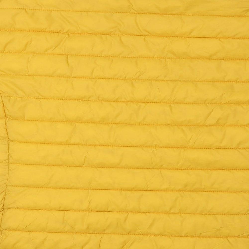 George Womens Yellow   Puffer Jacket Coat Size 22