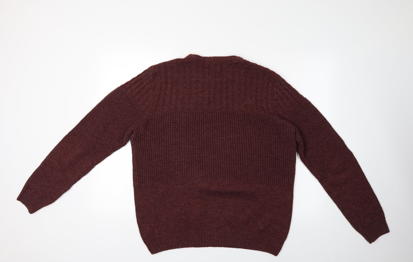 Cedar Wood State Mens Brown Argyle/Diamond  Pullover Jumper Size L