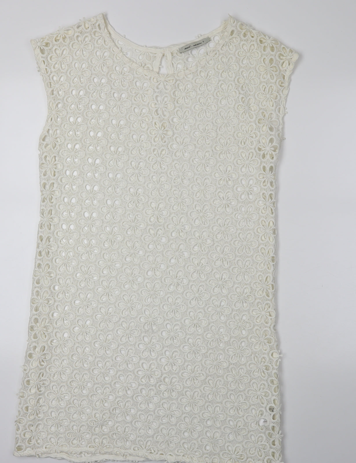 NEXT Womens White Floral  Pencil Dress  Size 12