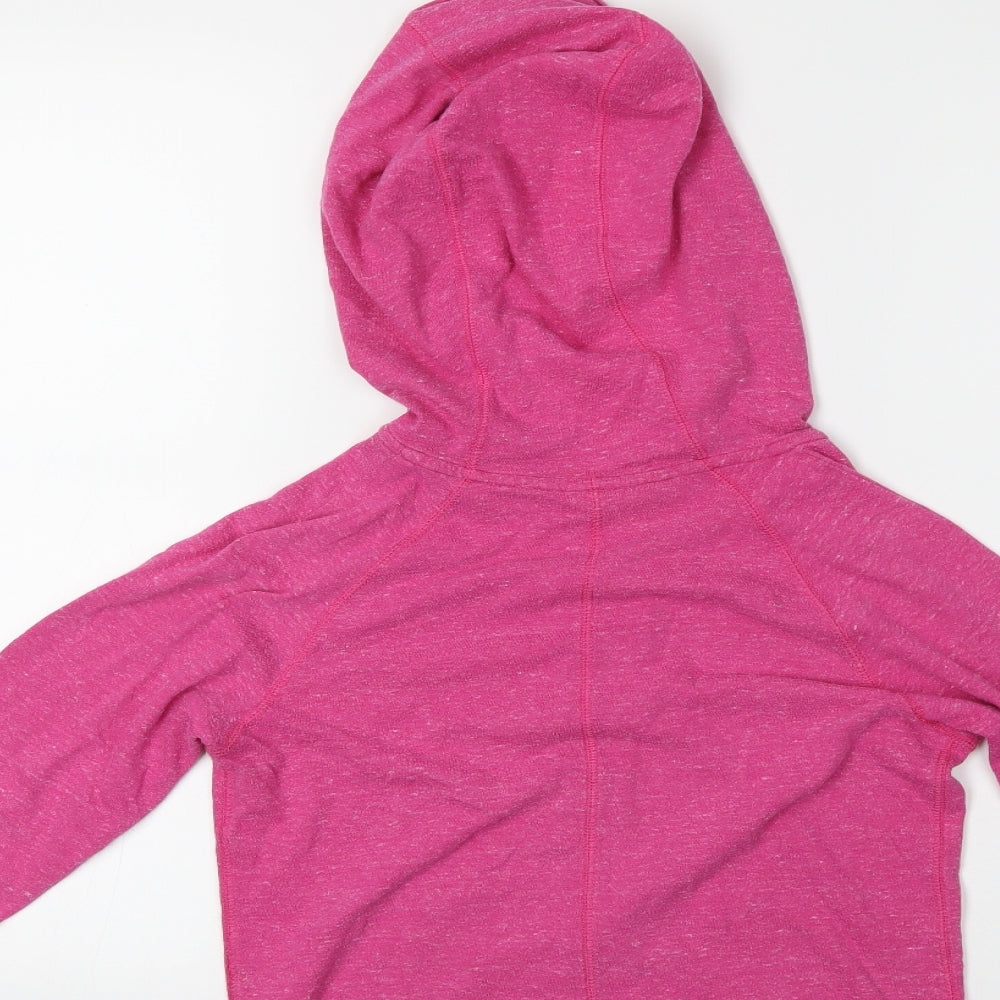 Nike Womens Pink   Full Zip Hoodie Size M