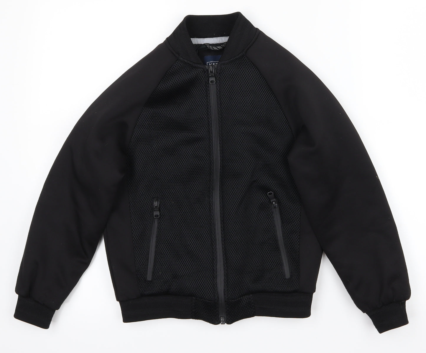 NEXT Boys Black   Basic Coat Coat Size 8 Years