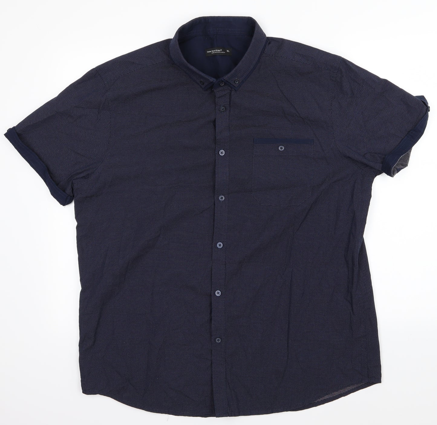 Cedar Wood State Mens Blue    Button-Up Size XL