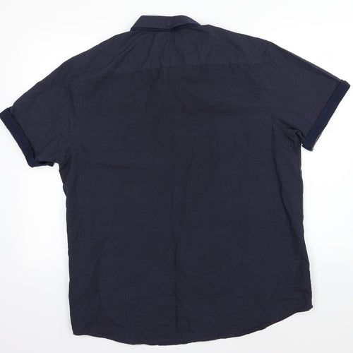 Cedar Wood State Mens Blue    Button-Up Size XL