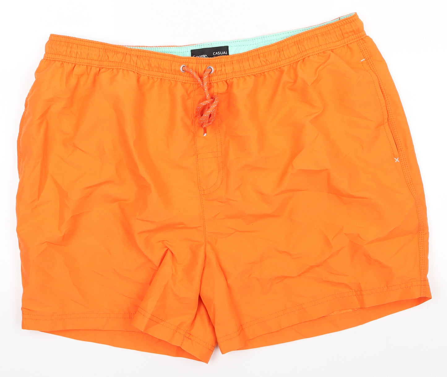 George Mens Orange   Bermuda Shorts Size XL
