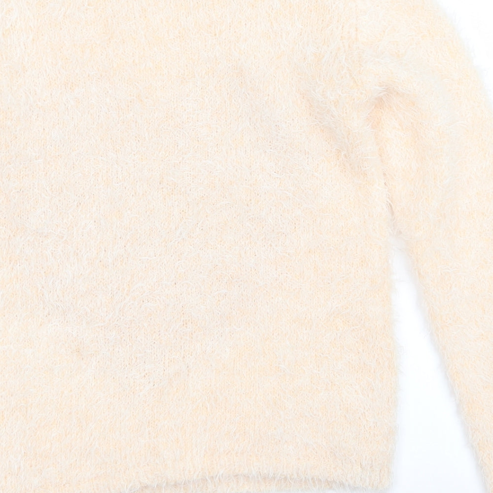 Dorothy Perkins Womens Pink   Pullover Jumper Size 8  - Heart