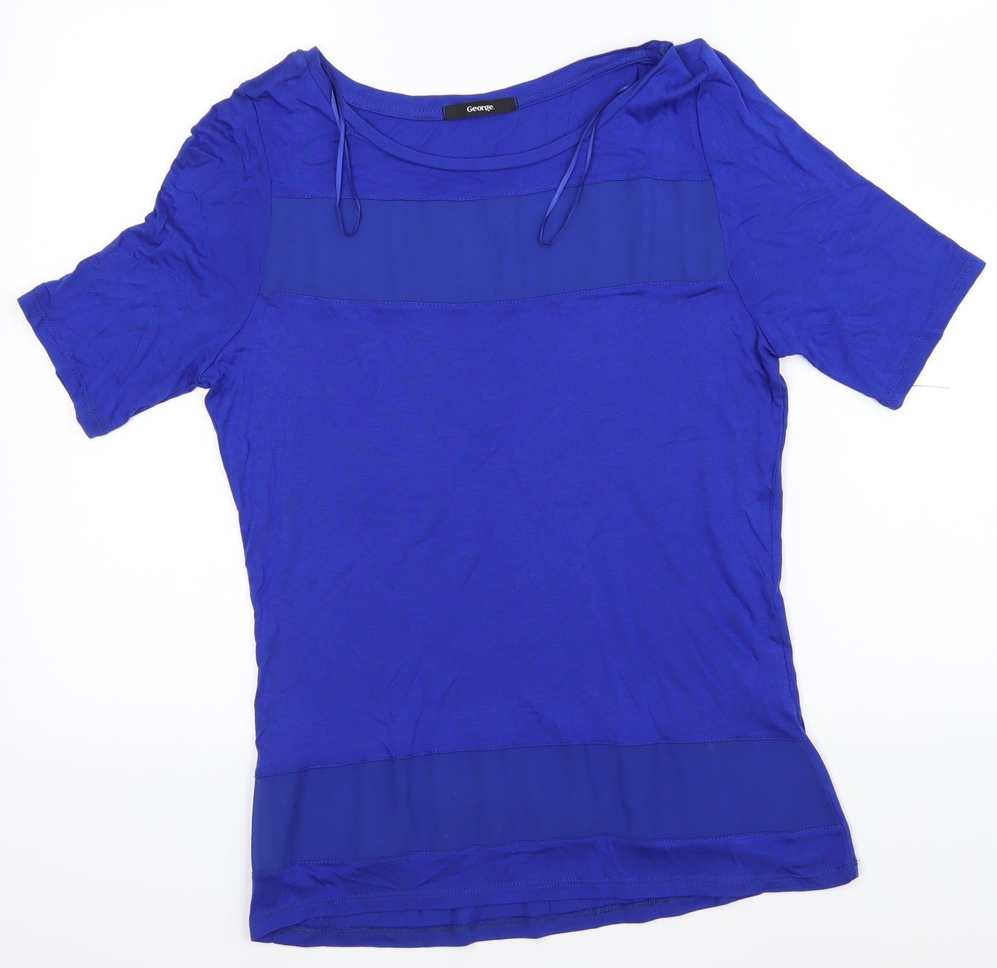 George Womens Blue   Basic T-Shirt Size 10