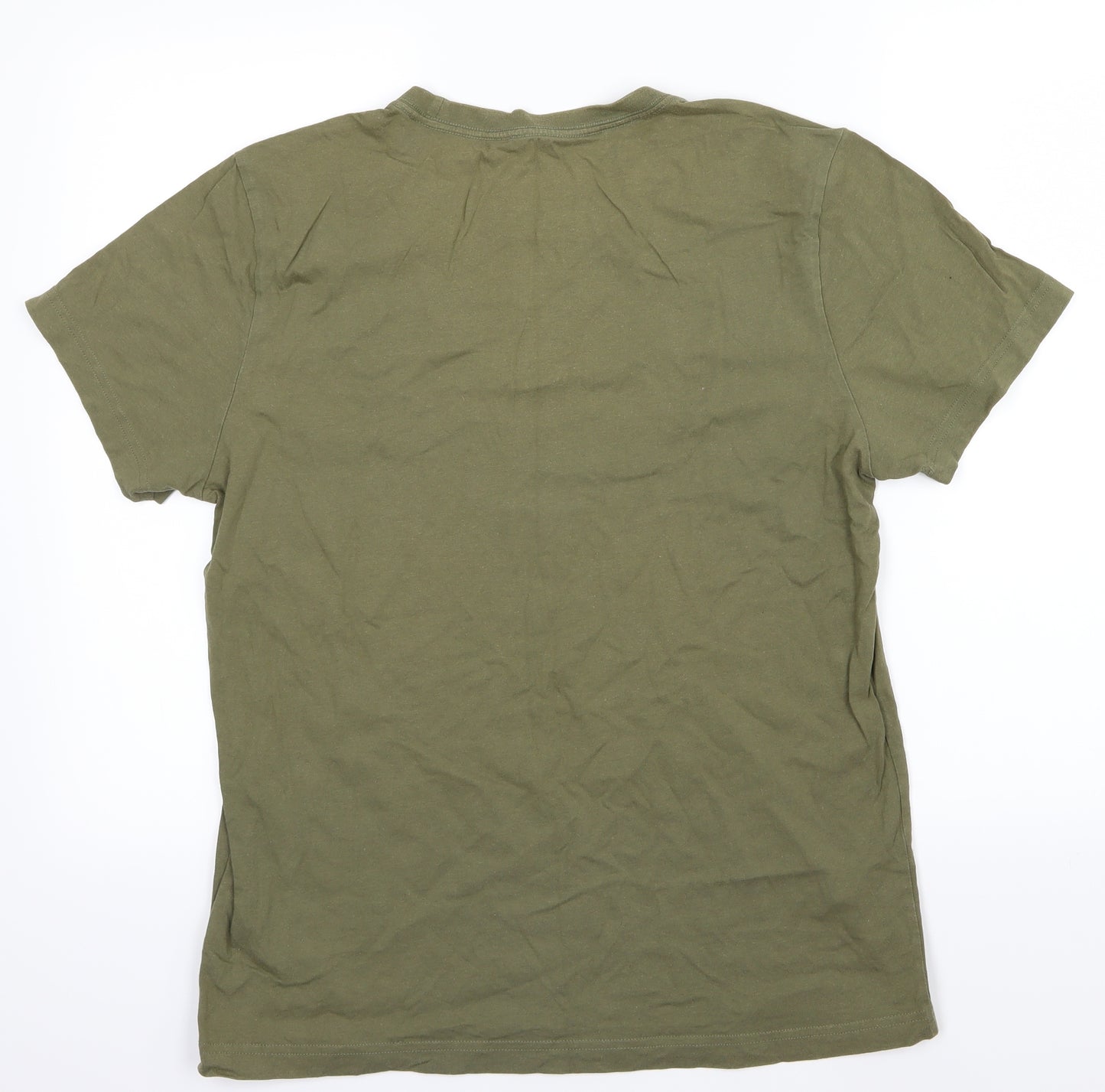 Addidas Mens Green    T-Shirt Size M