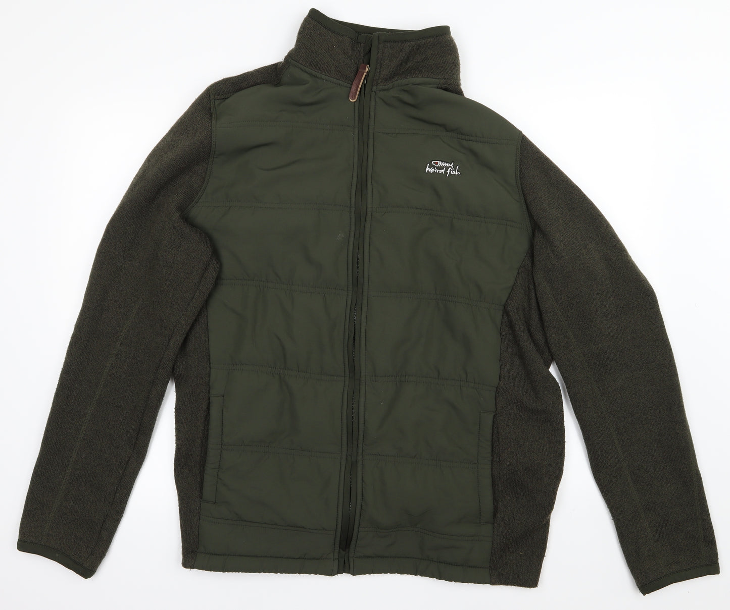 Weird Fish Mens Green   Jacket Coat Size 2XL