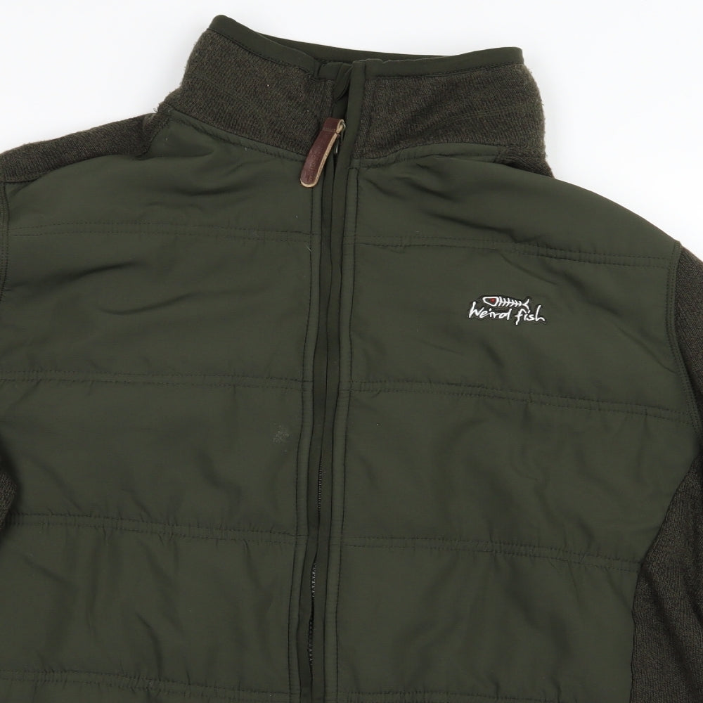 Weird Fish Mens Green   Jacket Coat Size 2XL