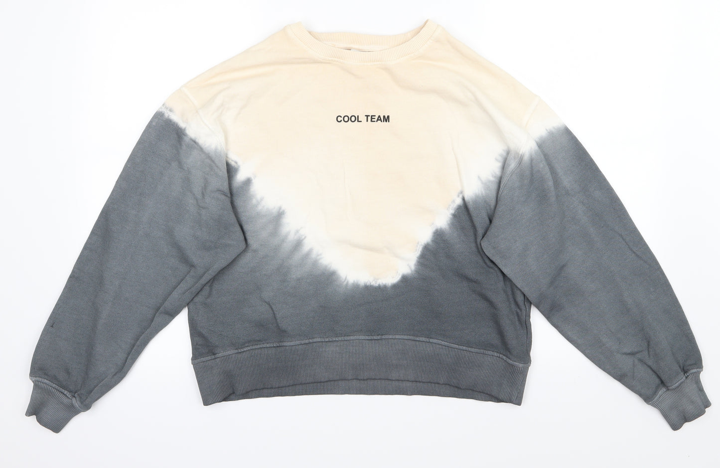 Zara Womens Beige   Pullover Jumper Size 14  - Cool Team