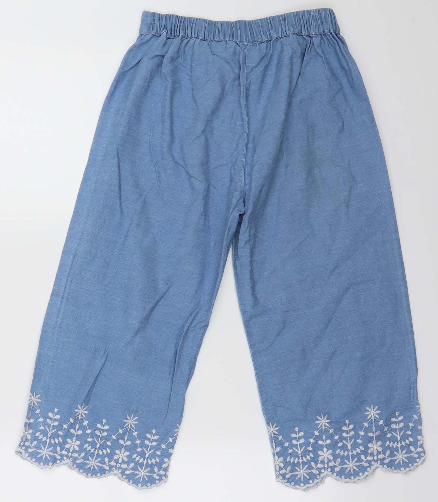 F&F  Girls Blue   Bloomer Trousers Size 11-12 Years