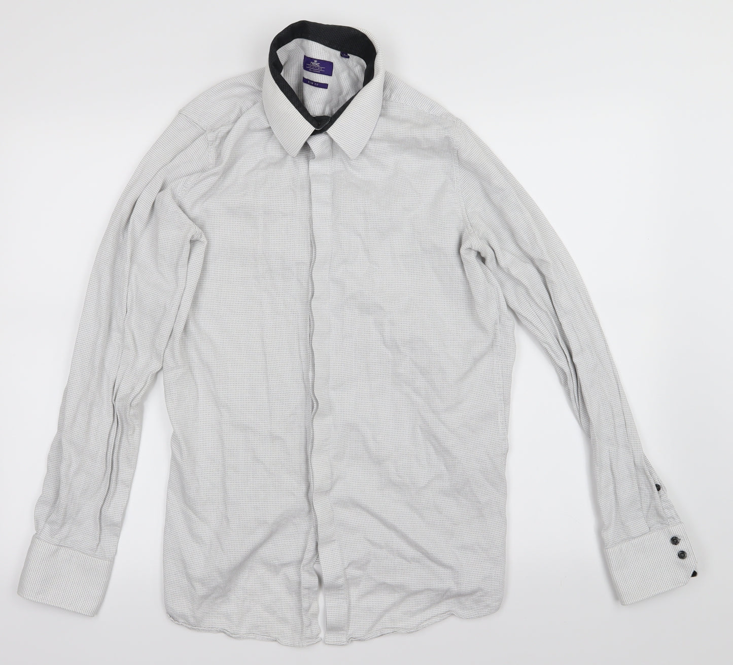NEXT Mens White    Button-Up Size M