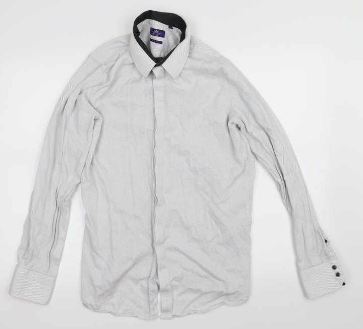 NEXT Mens White    Button-Up Size M