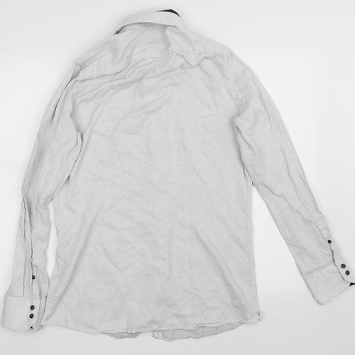 NEXT Mens White    Button-Up Size M