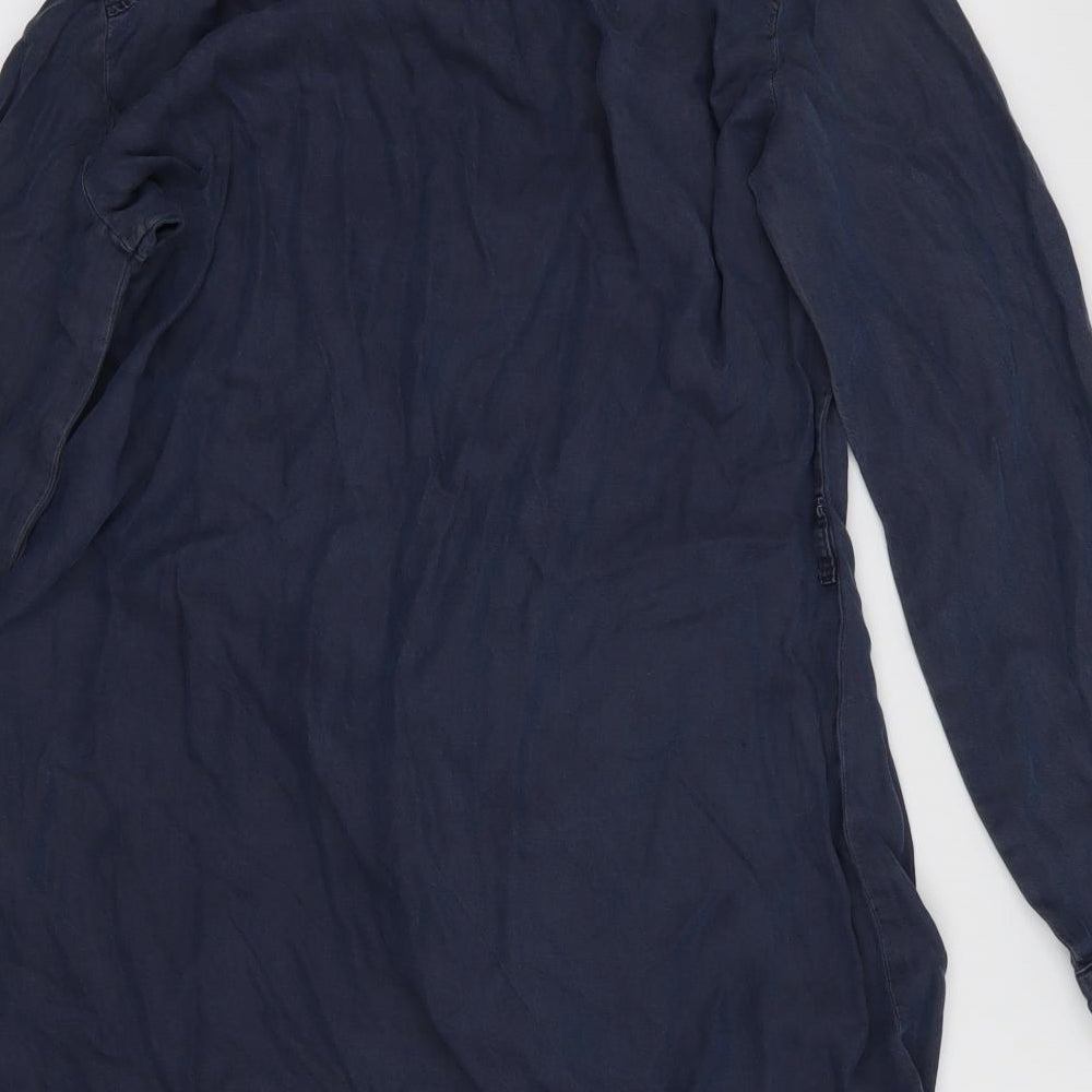 Divided Womens Blue   Shirt Dress  Size 12