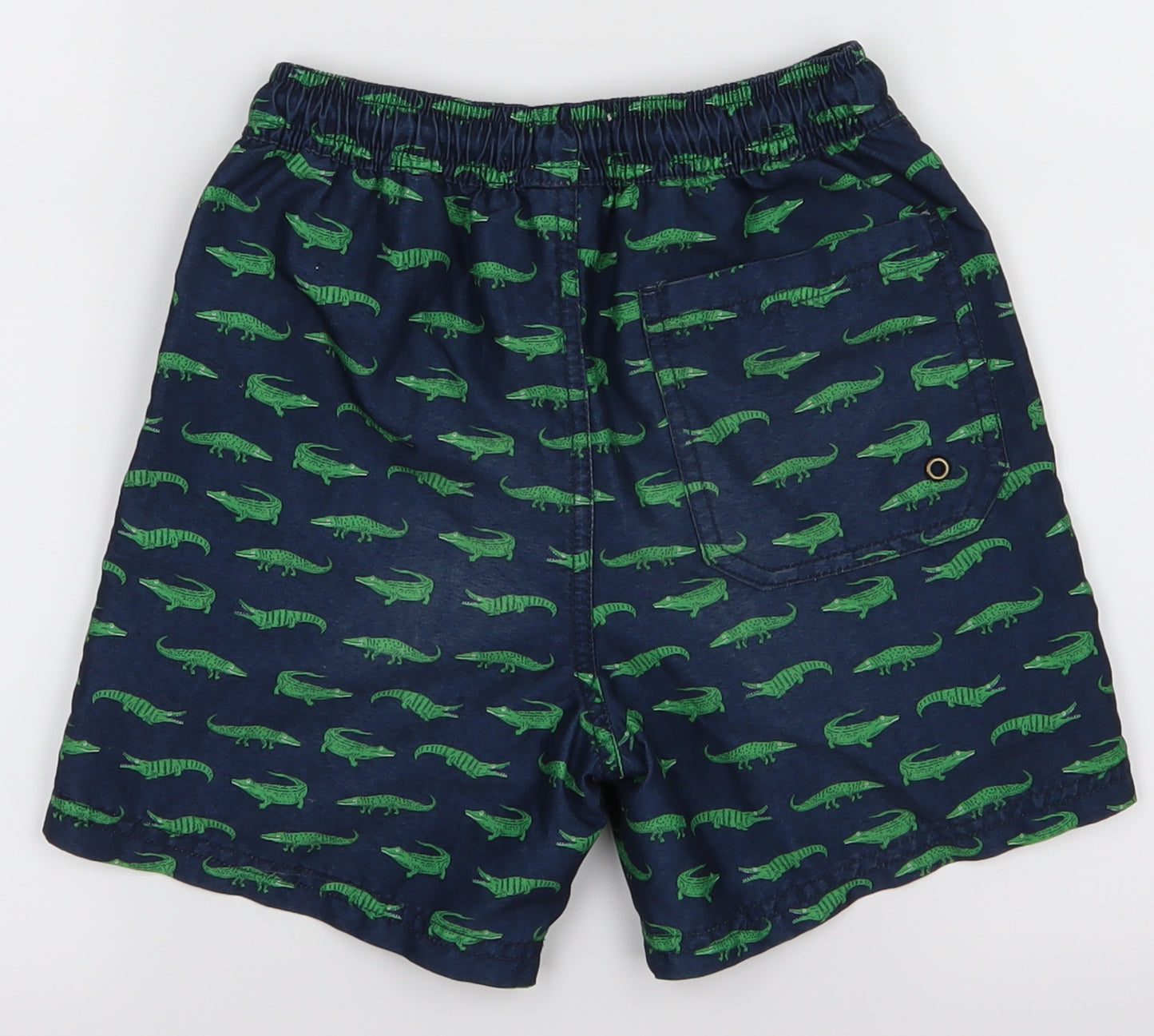 NEXT Boys Blue   Bermuda Shorts Size 7-8 Years - Crocodile
