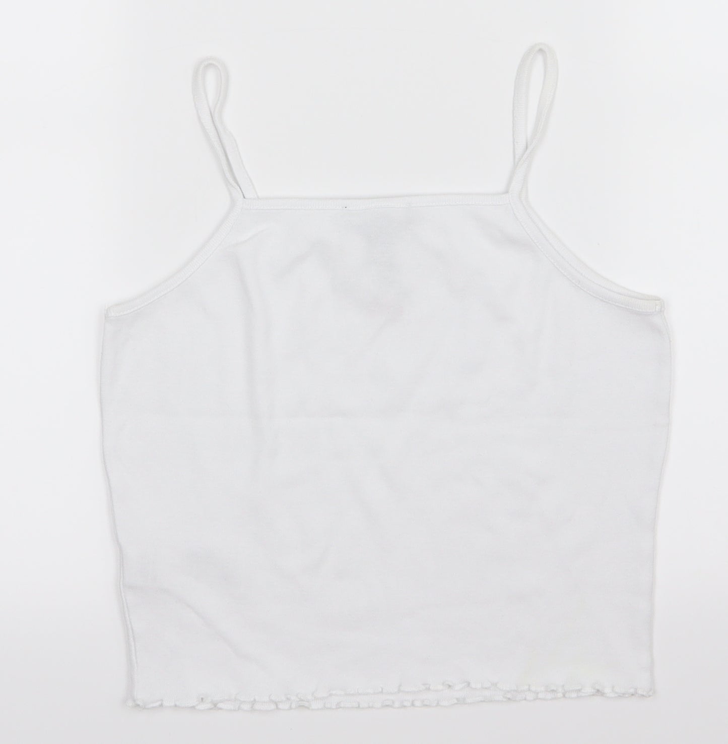 New Look Girls White   Basic T-Shirt Size 14-15 Years  - Cherry
