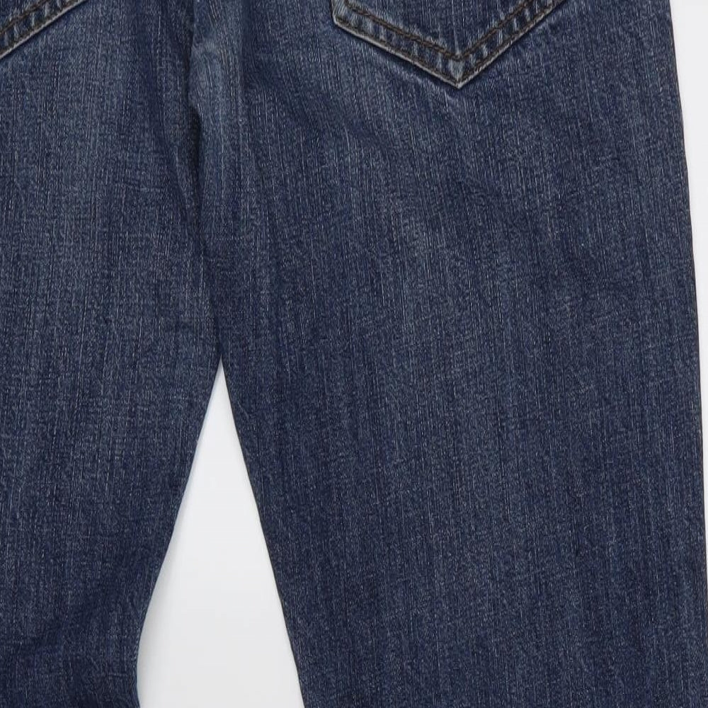 Denim co Mens Blue   Straight Jeans Size L L32 in