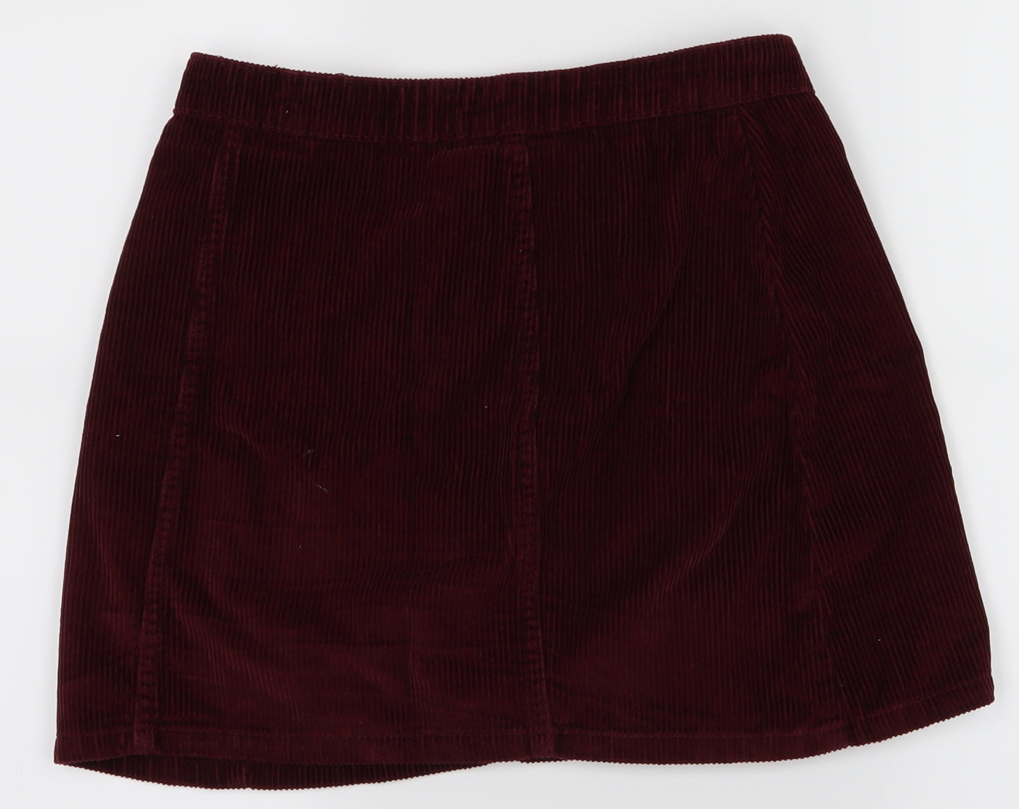 Denim co Womens Red   A-Line Skirt Size 10
