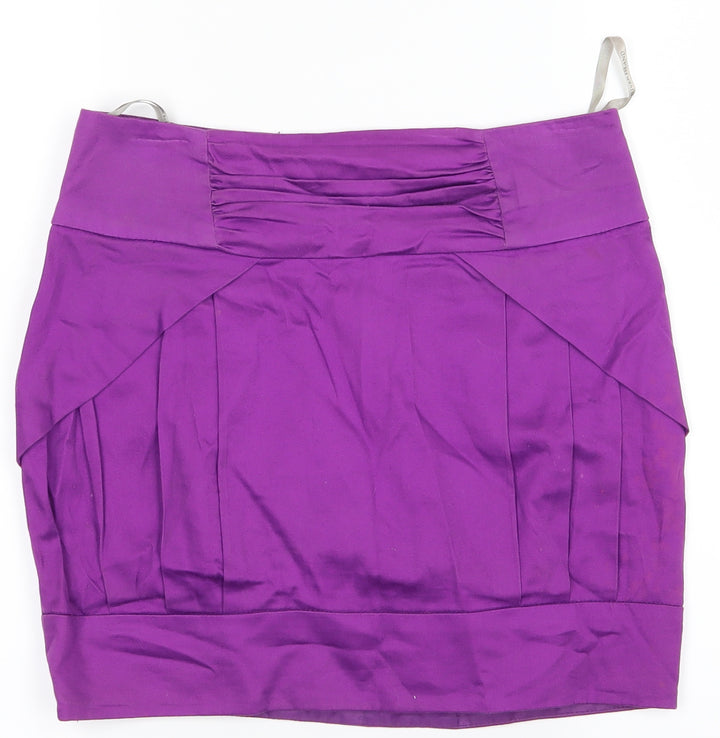 River Island Womens Purple   A-Line Skirt Size 8