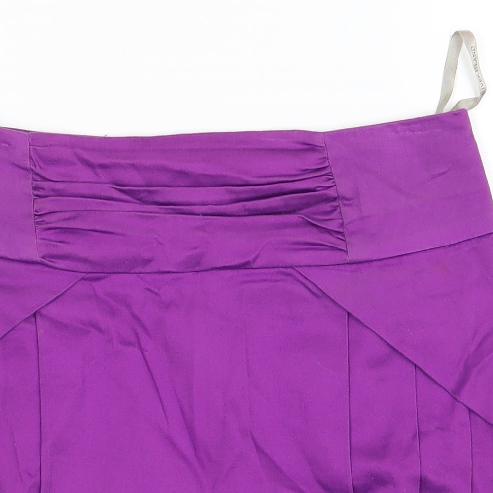 River Island Womens Purple   A-Line Skirt Size 8