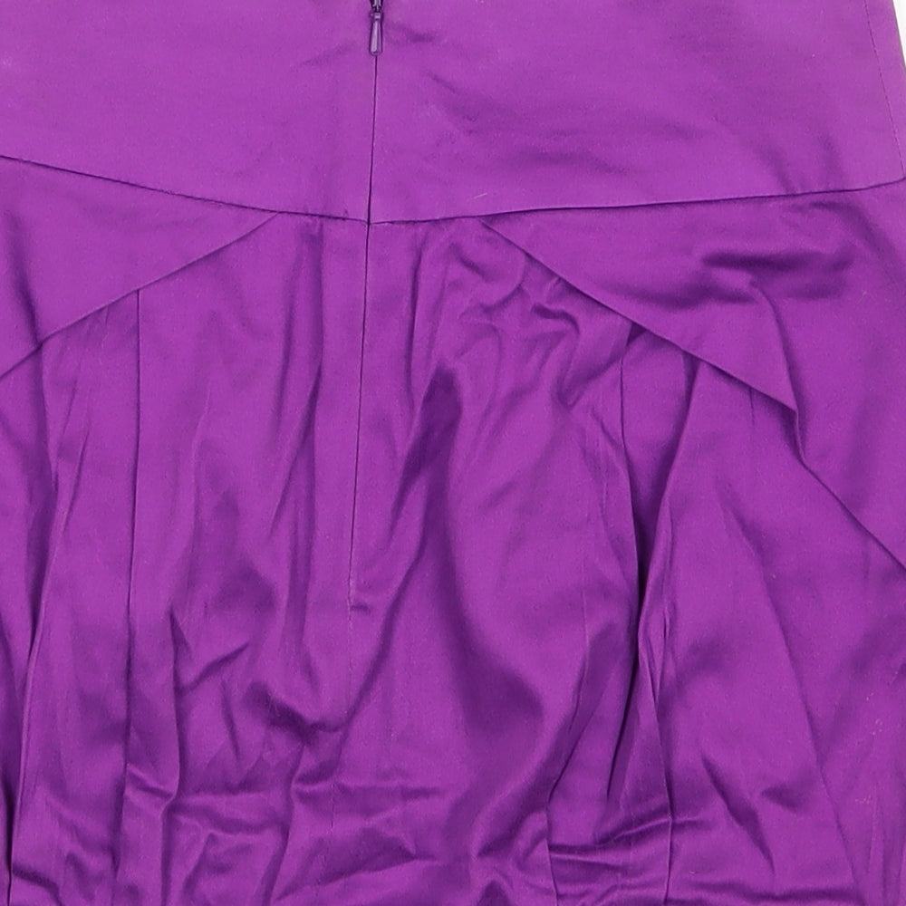 River Island Womens Purple   A-Line Skirt Size 8