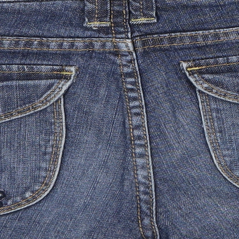 House of Denim Womens Blue   Cut-Off Shorts Size 12