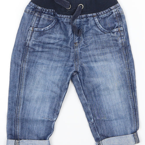 Matalan Baby Blue   Cropped Jeans Size 12-18 Months