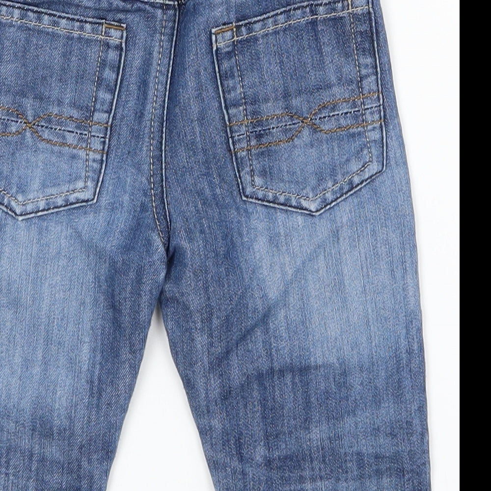 Matalan Baby Blue   Cropped Jeans Size 12-18 Months