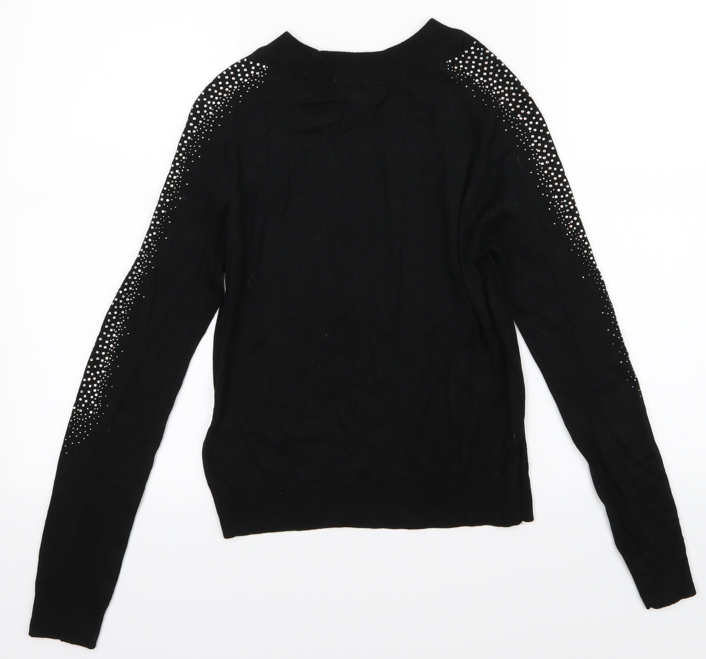 Topshop Womens Black   Basic T-Shirt Size 8