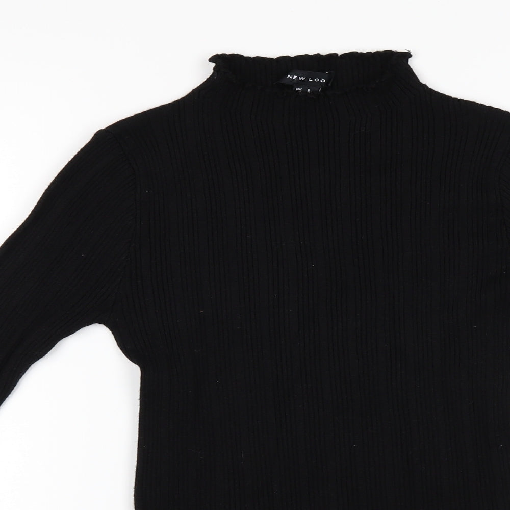 New Look Womens Black   Basic Blouse Size 8