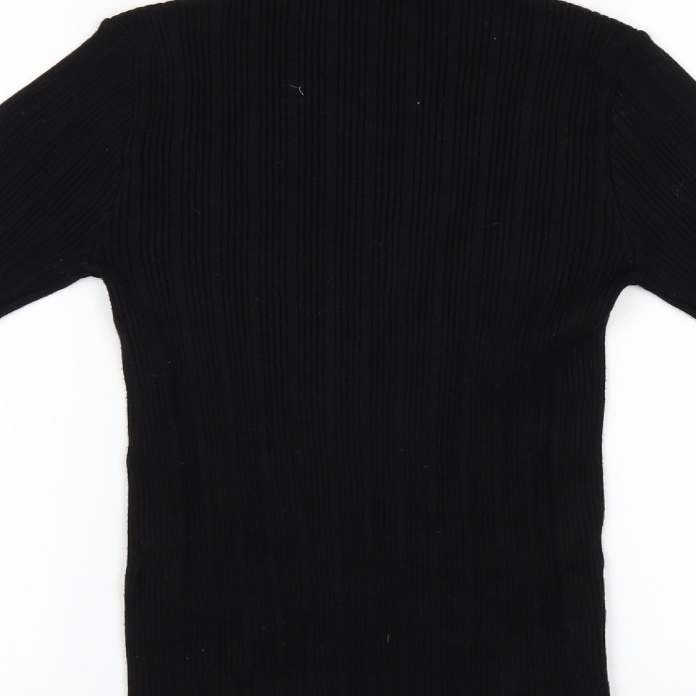New Look Womens Black   Basic Blouse Size 8