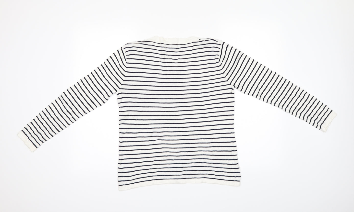 Jessica Graaf Womens White   Basic T-Shirt Size S