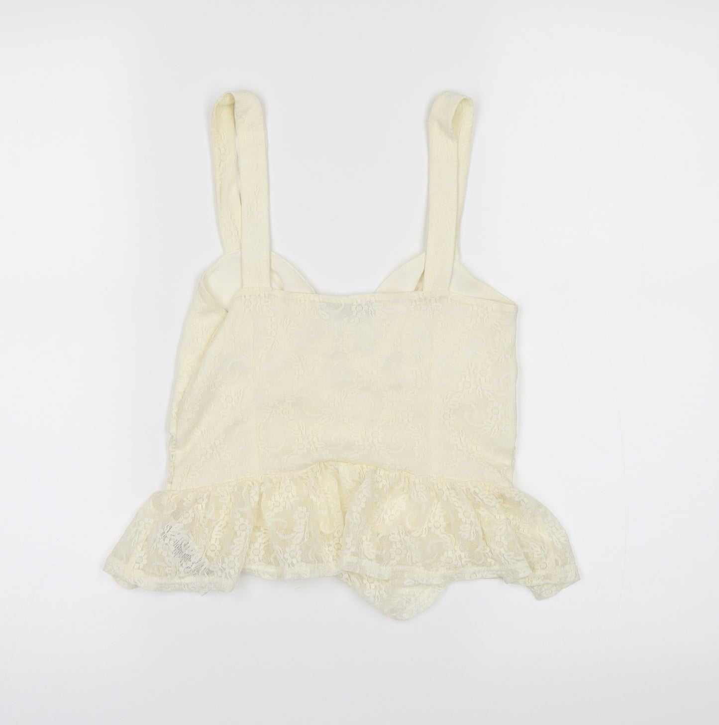Missalfride Womens White   Camisole Blouse Size 8