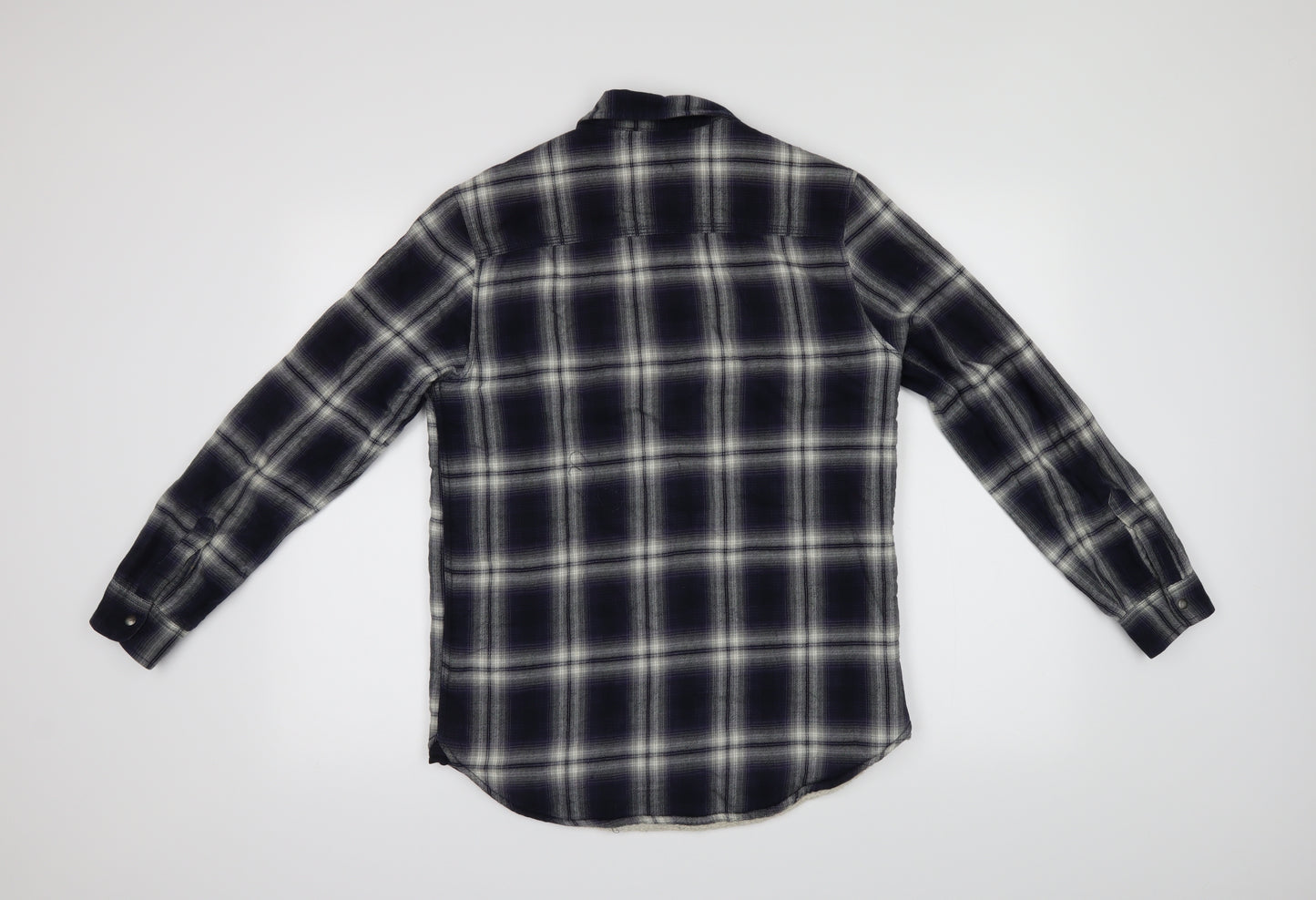 NEXT Boys Blue Check  Basic Button-Up Size 13 Years