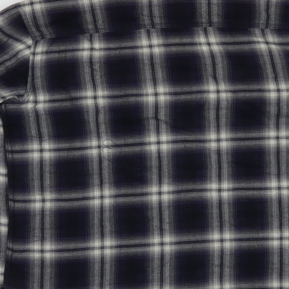 NEXT Boys Blue Check  Basic Button-Up Size 13 Years