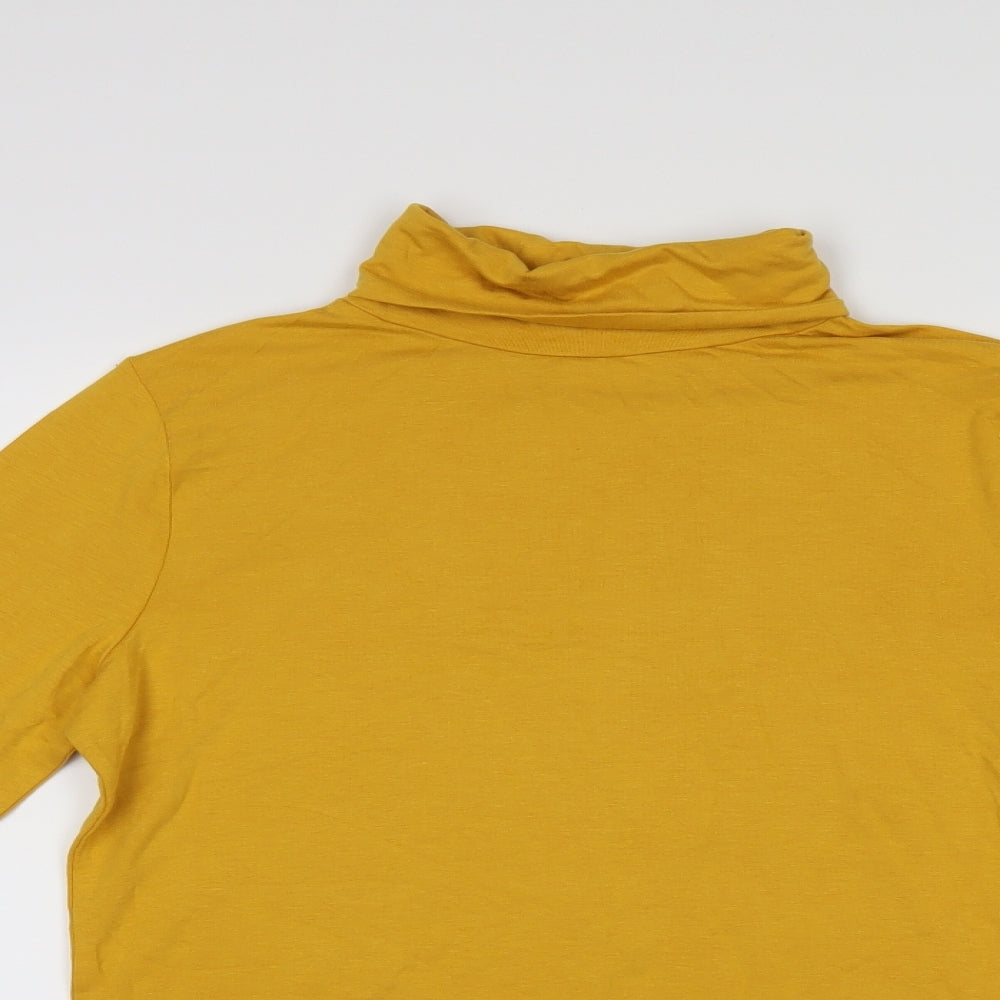 TU Womens Yellow   Basic T-Shirt Size 10