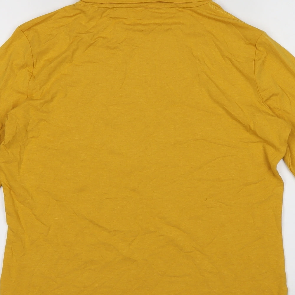 TU Womens Yellow   Basic T-Shirt Size 10