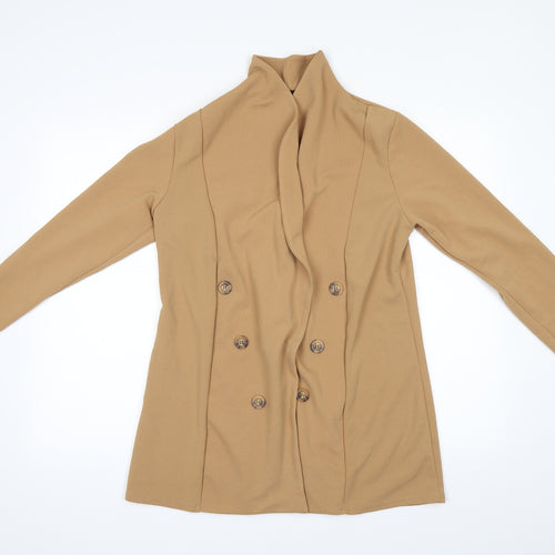 PRETTYLITTLETHING Womens Beige   Cardigan Jumper Size 10